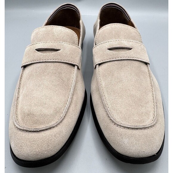 Steve Madden Men\'s Traviss Crush Back Penny Loafers, Desert, Size 9.5 main image 4